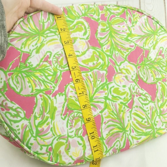 Lilly Pulitzer Pink Floral Bottle Opener Outer Pockets Bucket Style Tote… - Picture 11 of 14